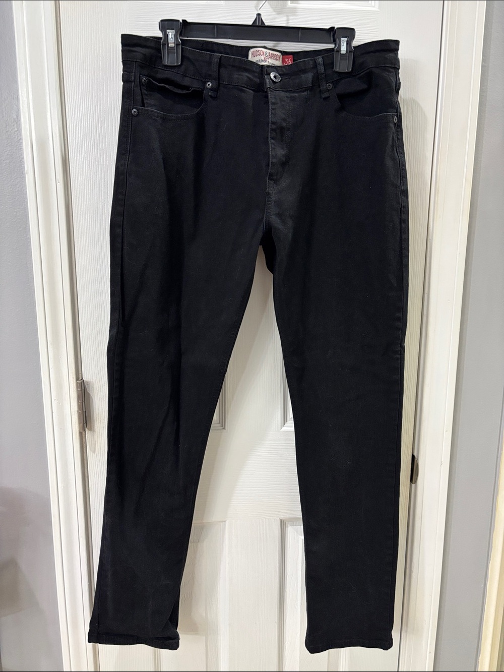 Slim Straight Black Men's Jeans - Unbranded